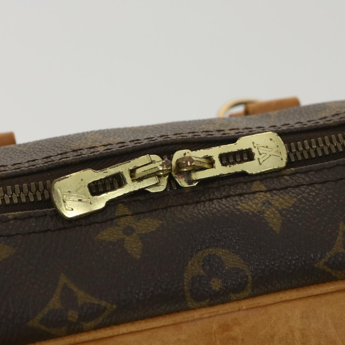 LOUIS VUITTON Monogram Deauville Hand Bag M47270 LV Auth 37935