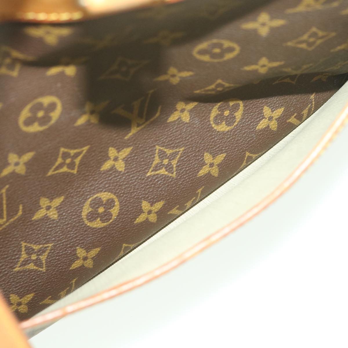 LOUIS VUITTON Monogram Deauville Hand Bag M47270 LV Auth 37935