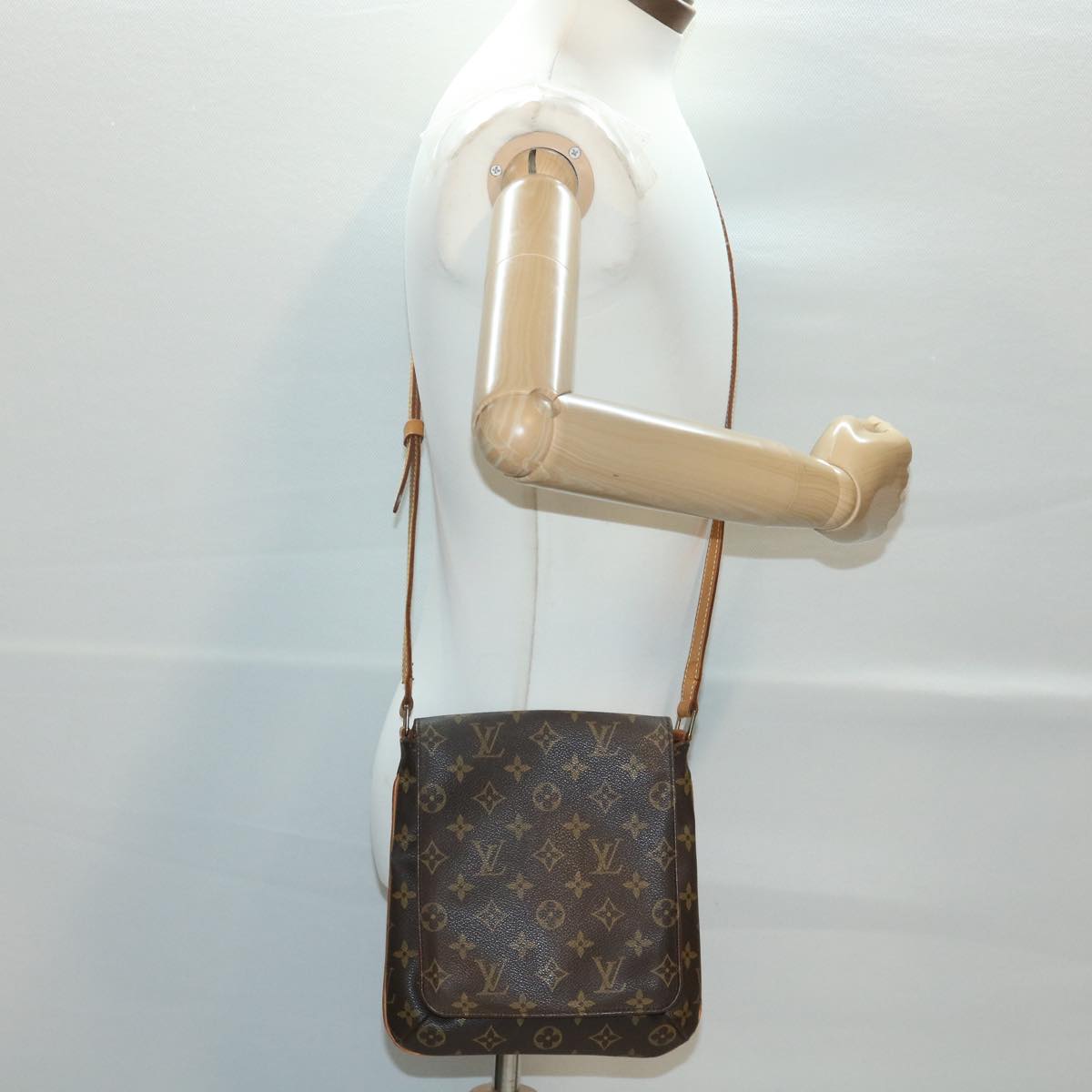 LOUIS VUITTON Monogram Musette Salsa Long Shoulder Bag M51387 LV Auth 37939