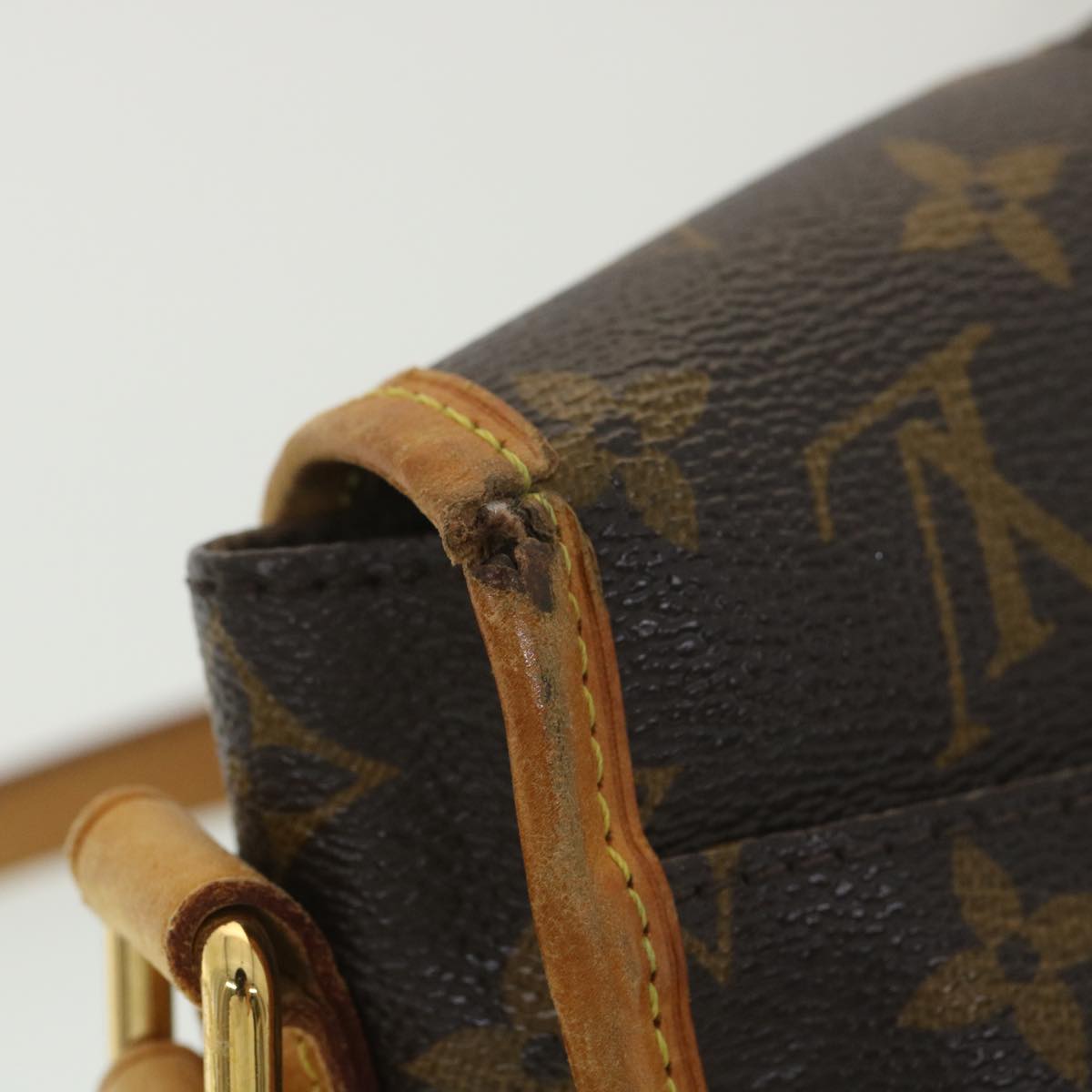 LOUIS VUITTON Monogram Menilmontant PM Shoulder Bag M40474 LV Auth 37942