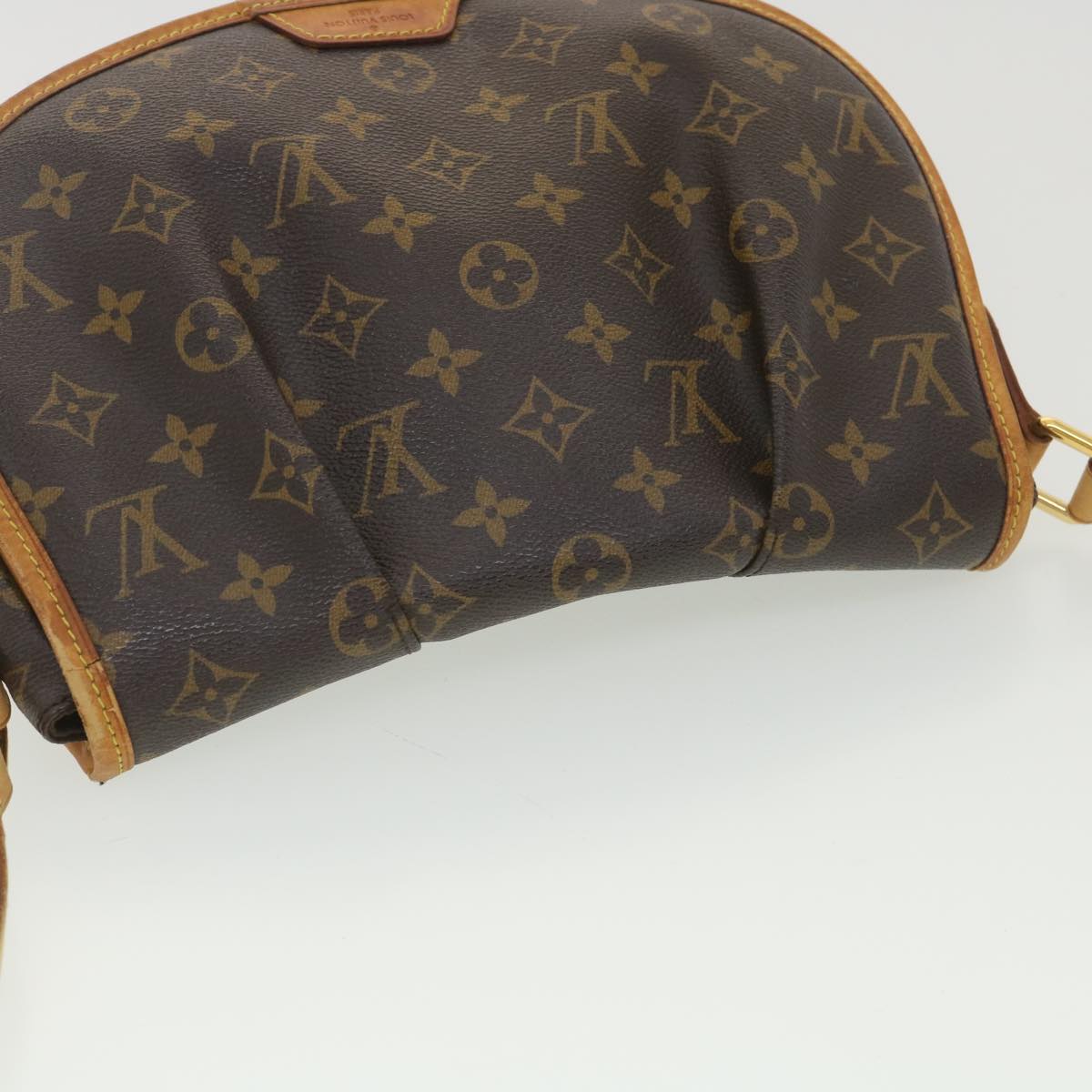 LOUIS VUITTON Monogram Menilmontant PM Shoulder Bag M40474 LV Auth 37942