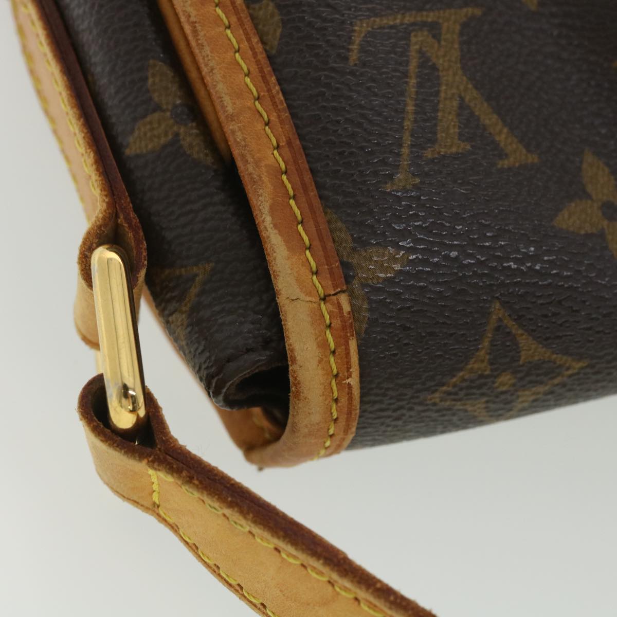 LOUIS VUITTON Monogram Menilmontant PM Shoulder Bag M40474 LV Auth 37942