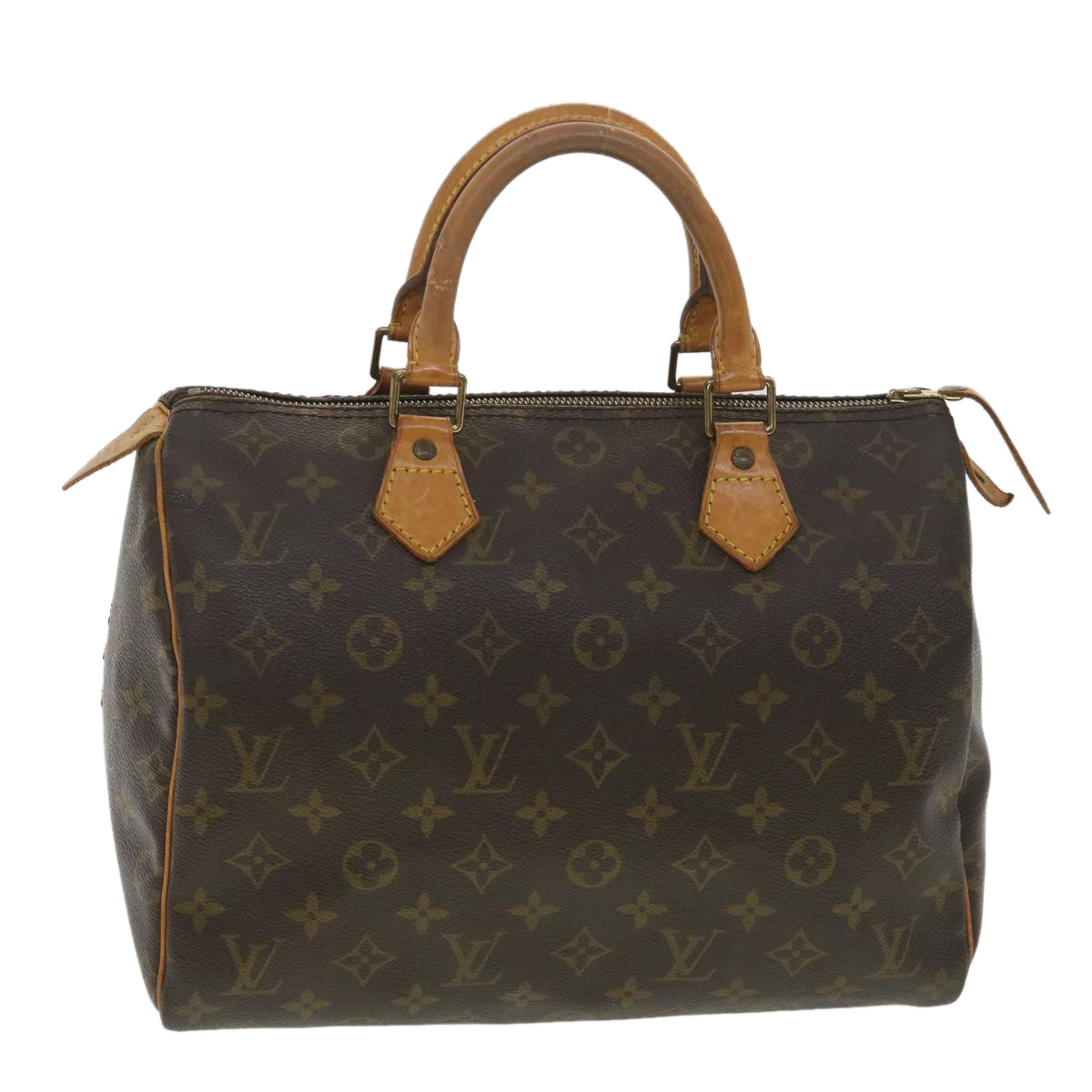 LOUIS VUITTON Monogram Speedy 30 Hand Bag M41526 LV Auth 37943