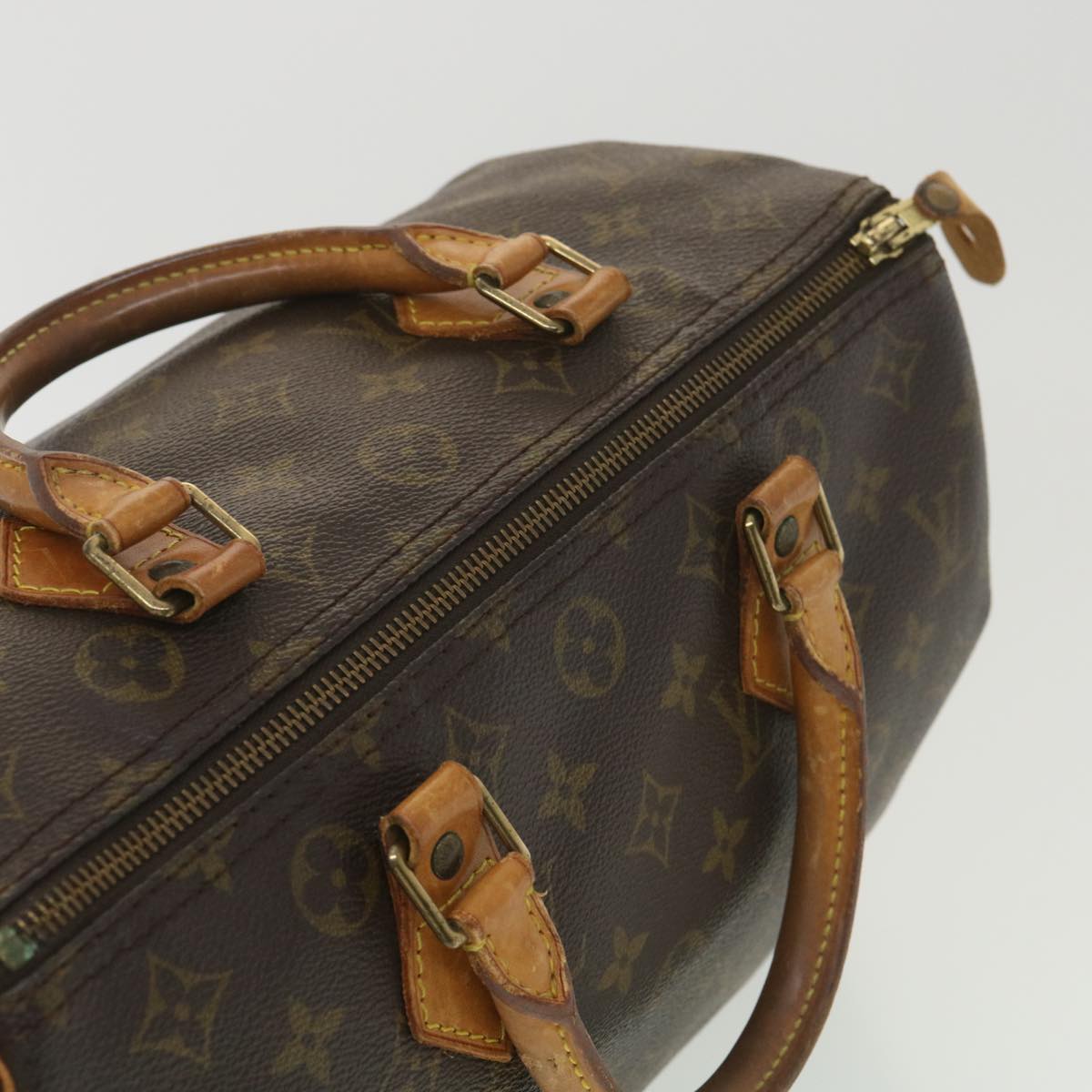 LOUIS VUITTON Monogram Speedy 30 Hand Bag M41526 LV Auth 37943