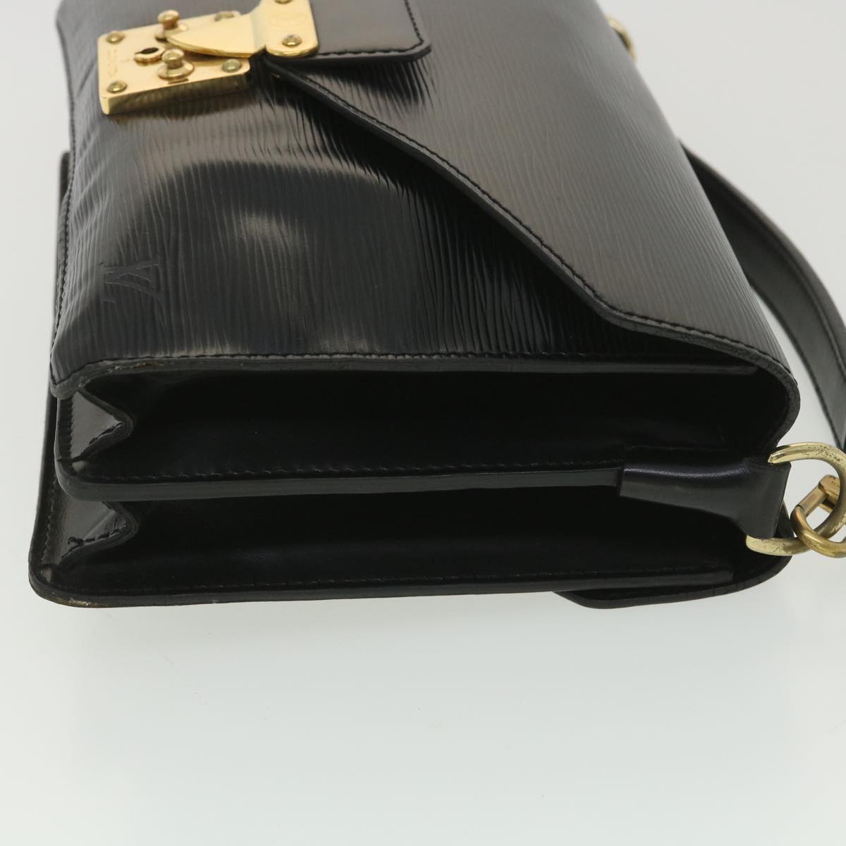 LOUIS VUITTON Epi Biface Clutch Bag Black M52322 LV Auth 37945