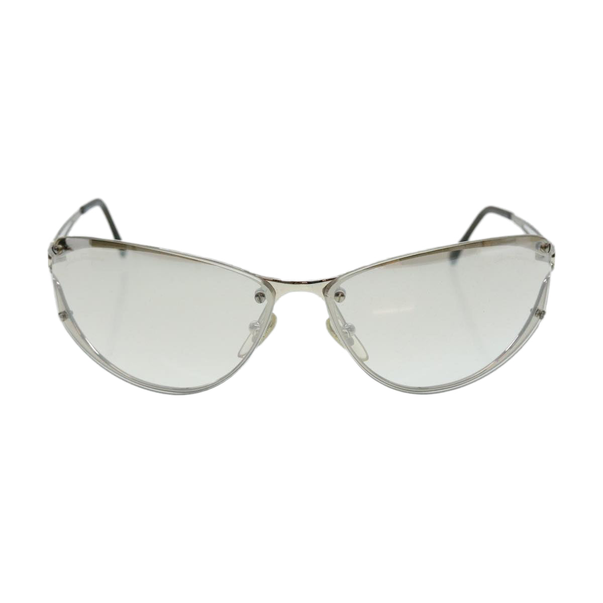 Salvatore Ferragamo Sunglasses Silver Auth 37977 - 0