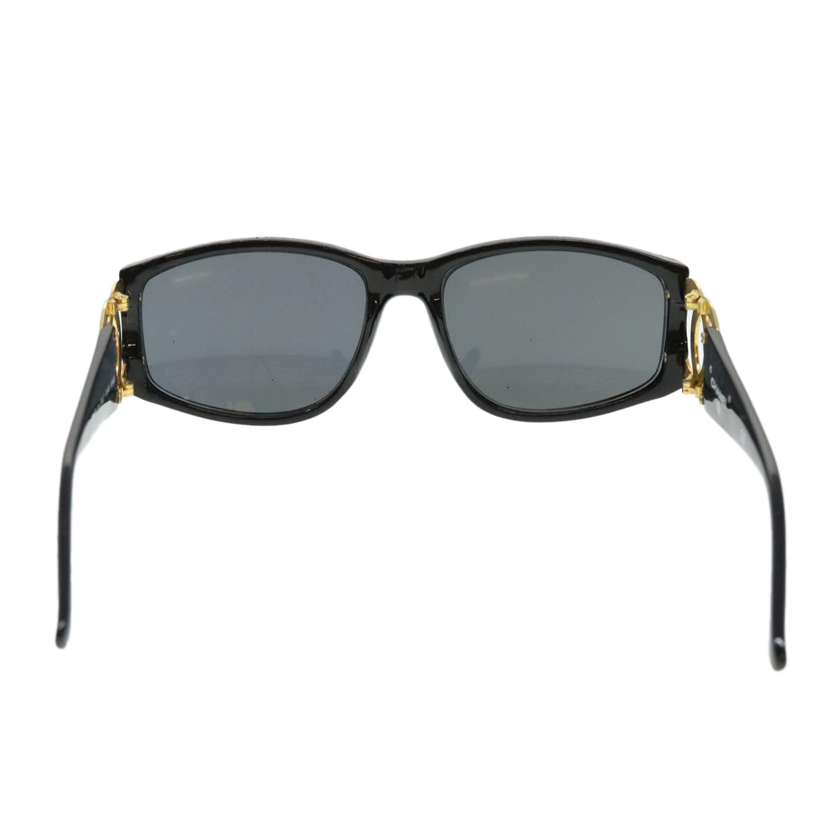 CHANEL Sunglasses Black CC Auth 37979 - 0