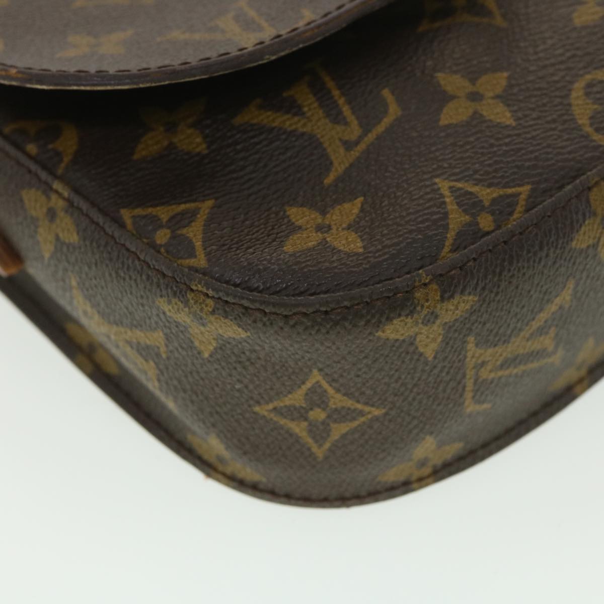 LOUIS VUITTON Monogram Saint Cloud PM Shoulder Bag M51244 LV Auth 38002