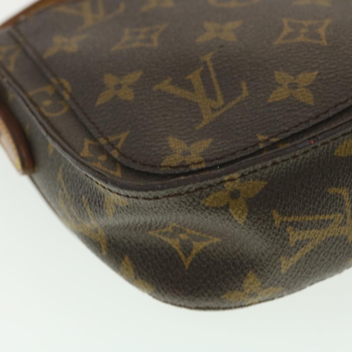 LOUIS VUITTON Monogram Saint Cloud PM Shoulder Bag M51244 LV Auth 38002