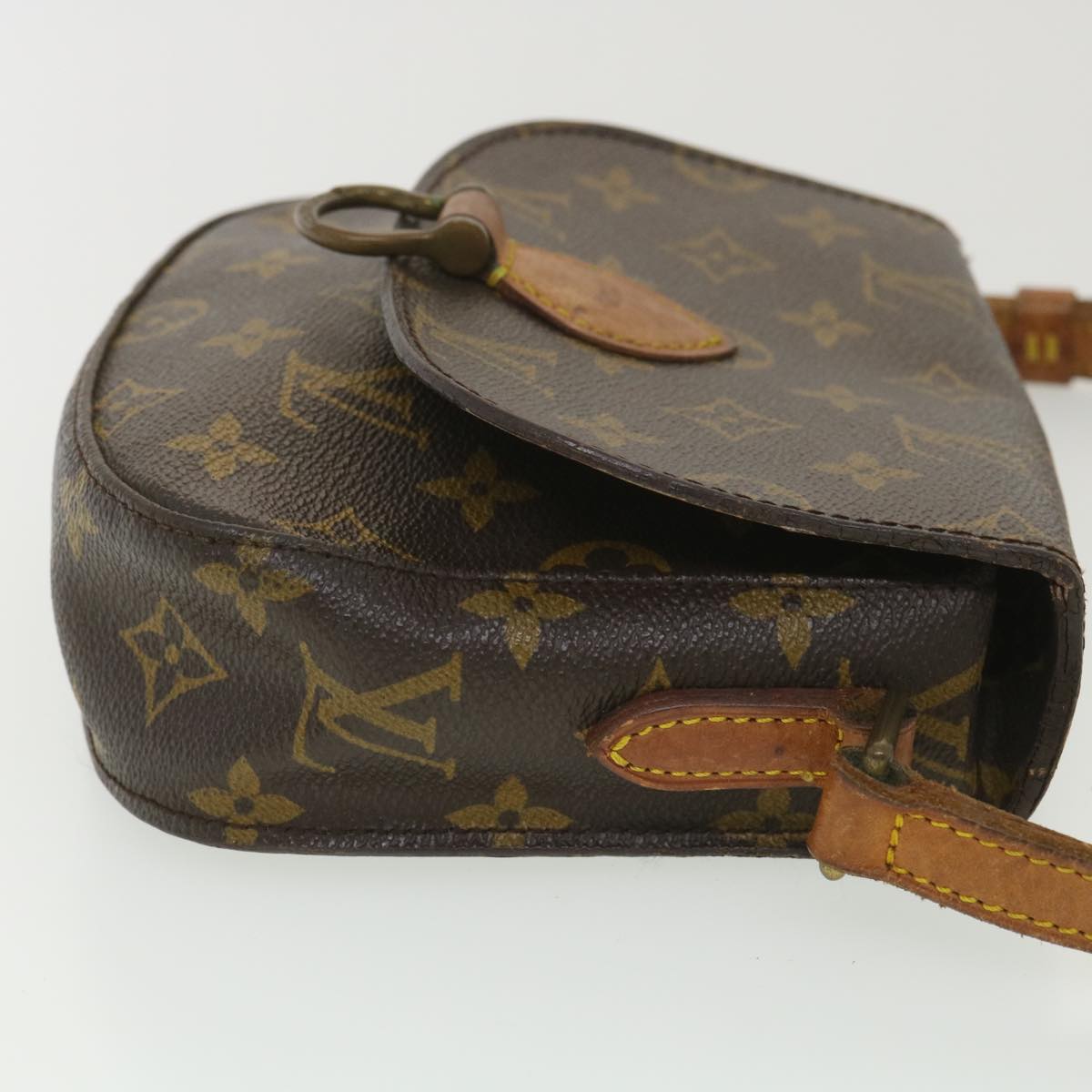 LOUIS VUITTON Monogram Saint Cloud PM Shoulder Bag M51244 LV Auth 38002