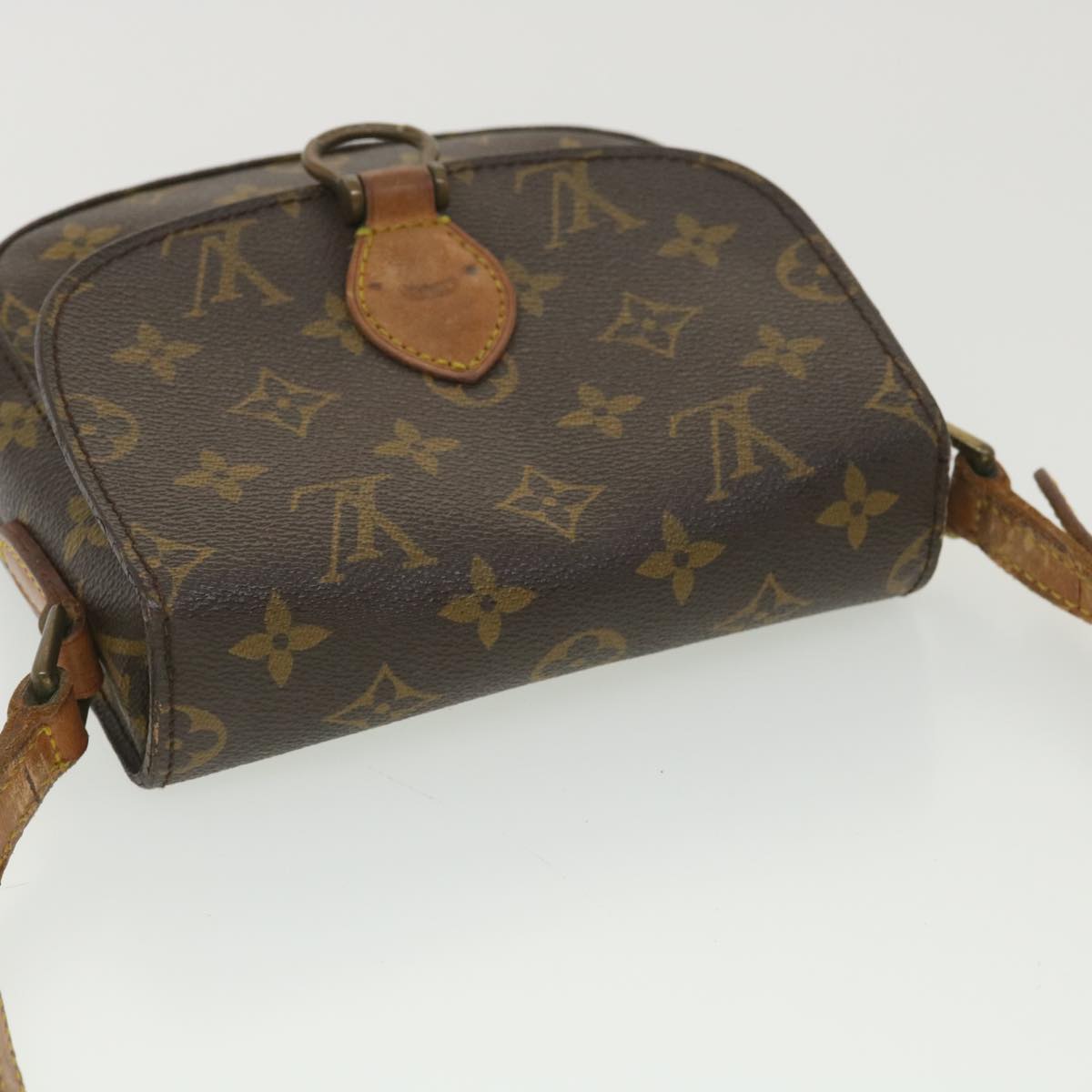 LOUIS VUITTON Monogram Saint Cloud PM Shoulder Bag M51244 LV Auth 38002