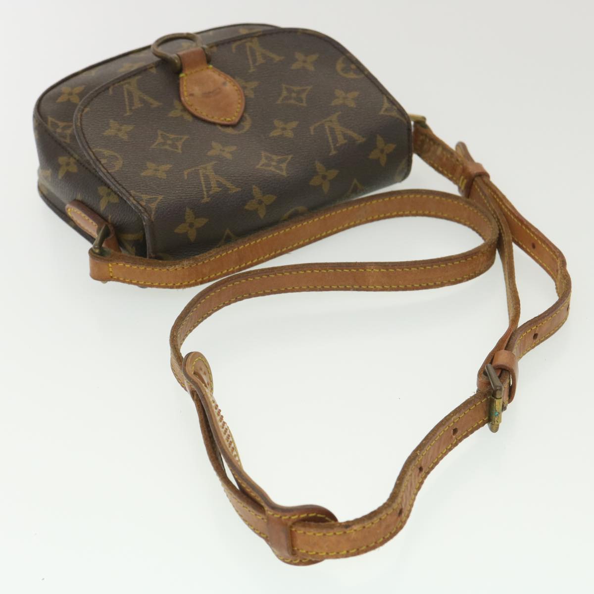 LOUIS VUITTON Monogram Saint Cloud PM Shoulder Bag M51244 LV Auth 38002