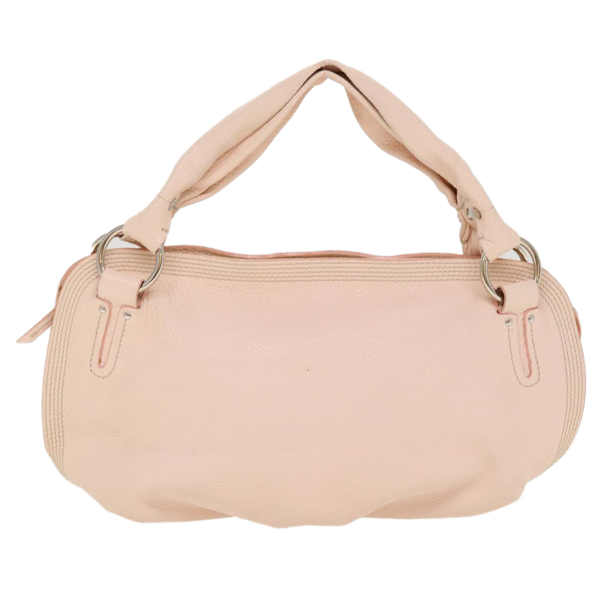 CELINE Hand Bag Leather Pink SC-SA-1016 Auth 38010