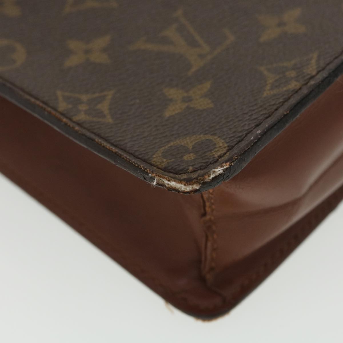 LOUIS VUITTON Monogram Pochette Homme Clutch Bag M51795 LV Auth 38017