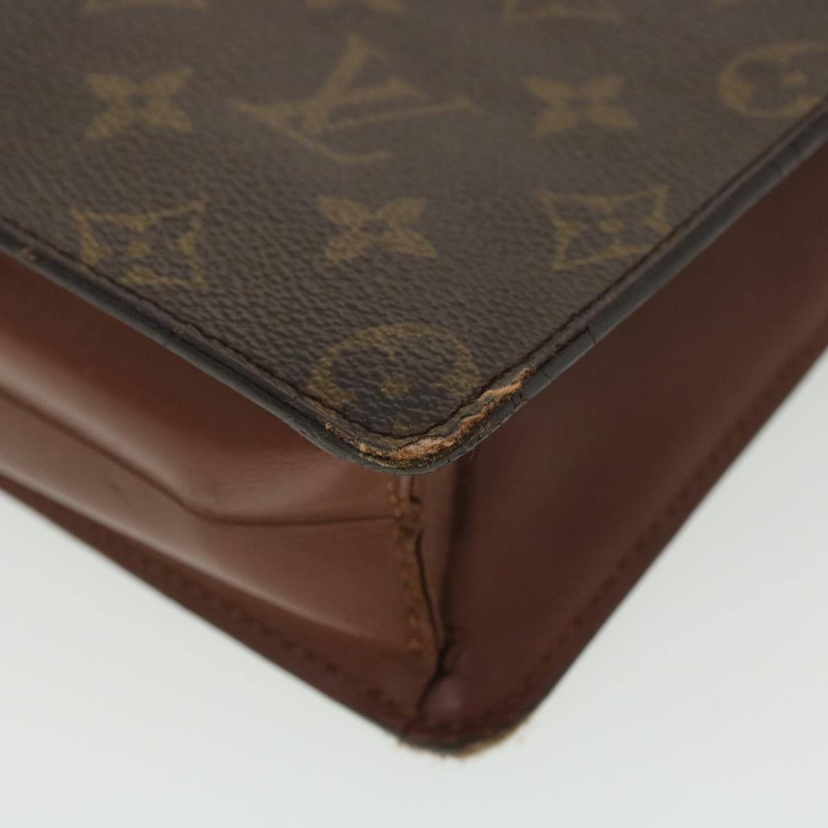 LOUIS VUITTON Monogram Pochette Homme Clutch Bag M51795 LV Auth 38017