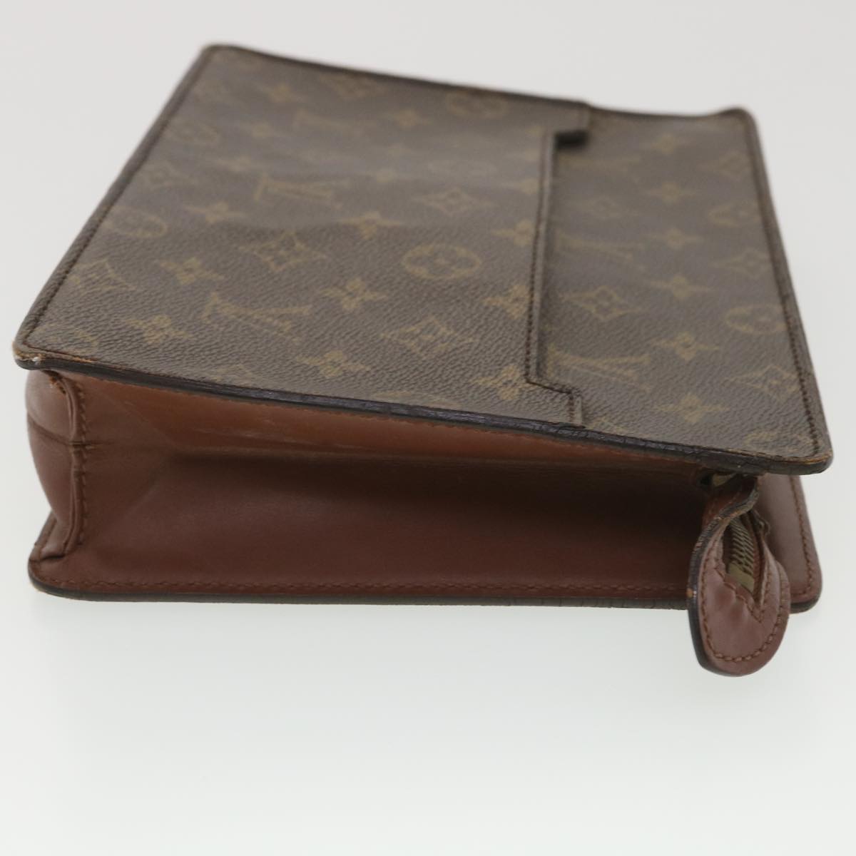 LOUIS VUITTON Monogram Pochette Homme Clutch Bag M51795 LV Auth 38017