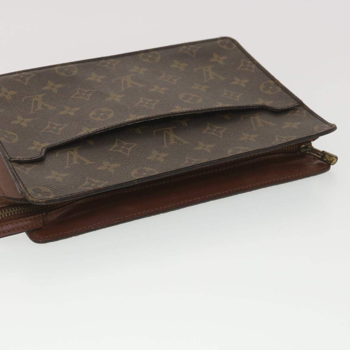 LOUIS VUITTON Monogram Pochette Homme Clutch Bag M51795 LV Auth 38017