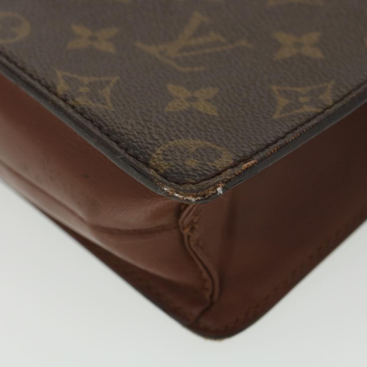 LOUIS VUITTON Monogram Pochette Homme Clutch Bag M51795 LV Auth 38017