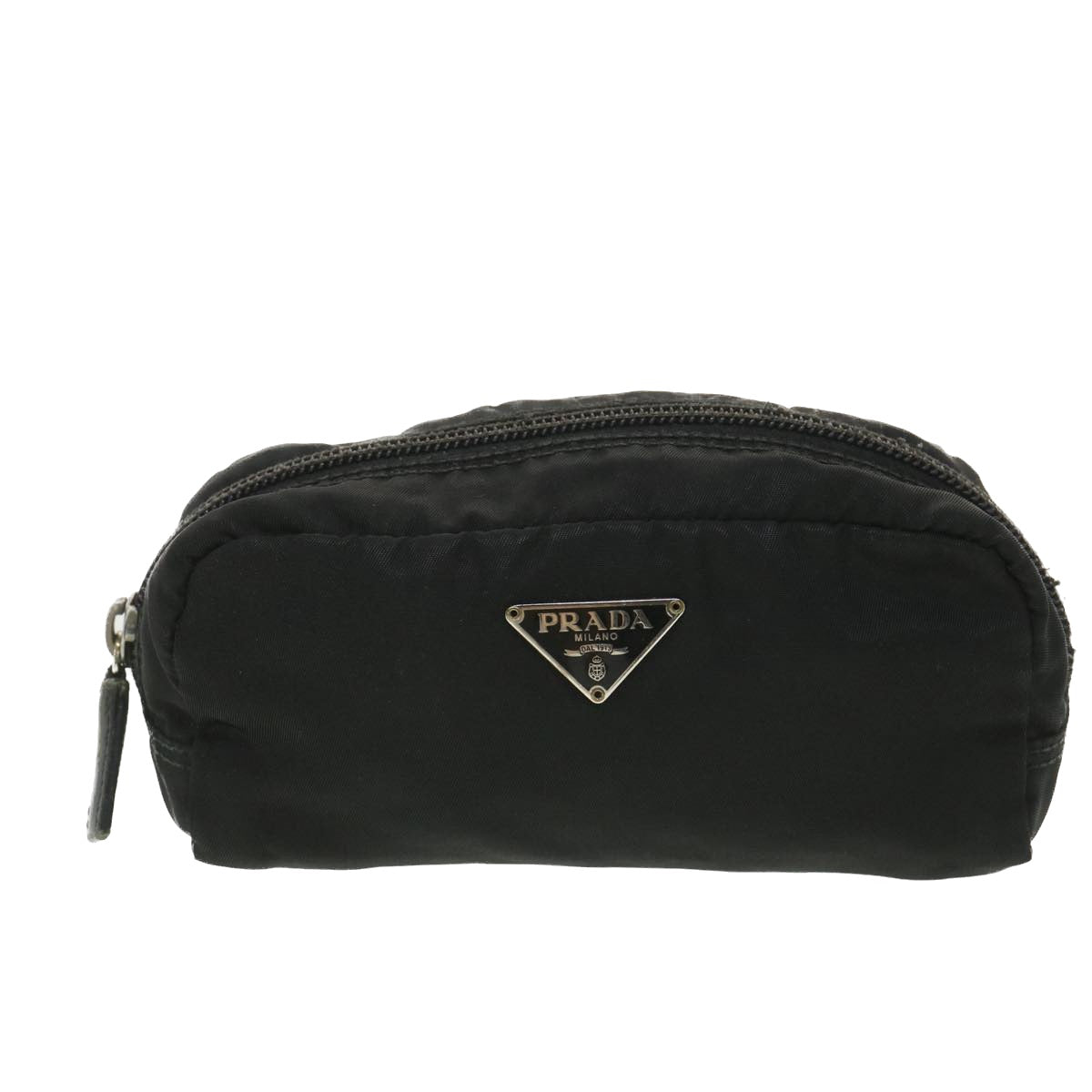 PRADA Pouch Nylon Black Auth 38041