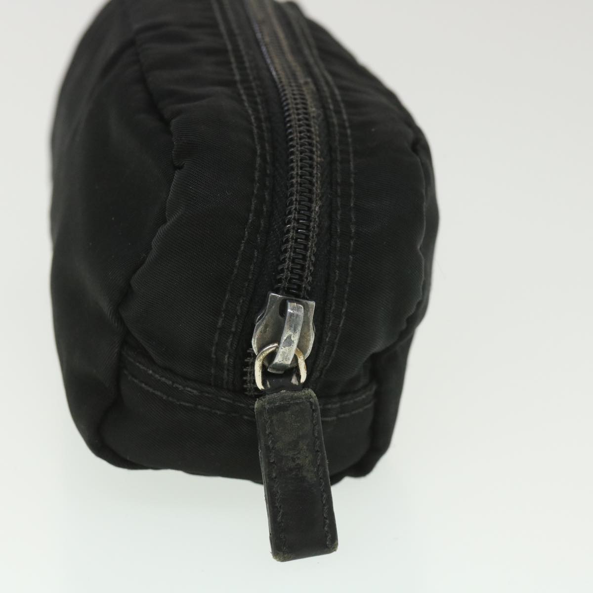 PRADA Pouch Nylon Black Auth 38041