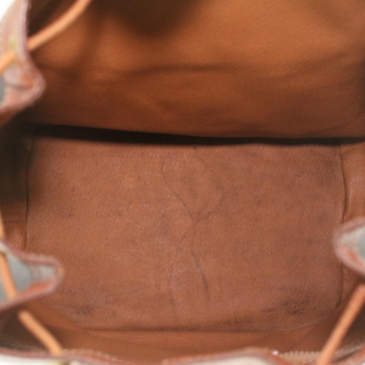 CELINE Macadam Canvas Shoulder Bag PVC Leather Brown Auth 38054