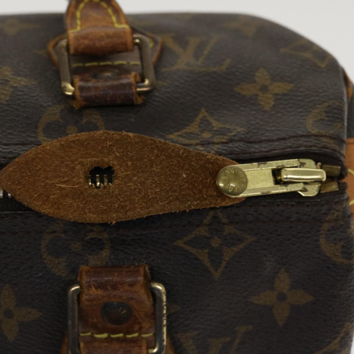 LOUIS VUITTON Monogram Speedy 25 Hand Bag M41528 LV Auth 38064