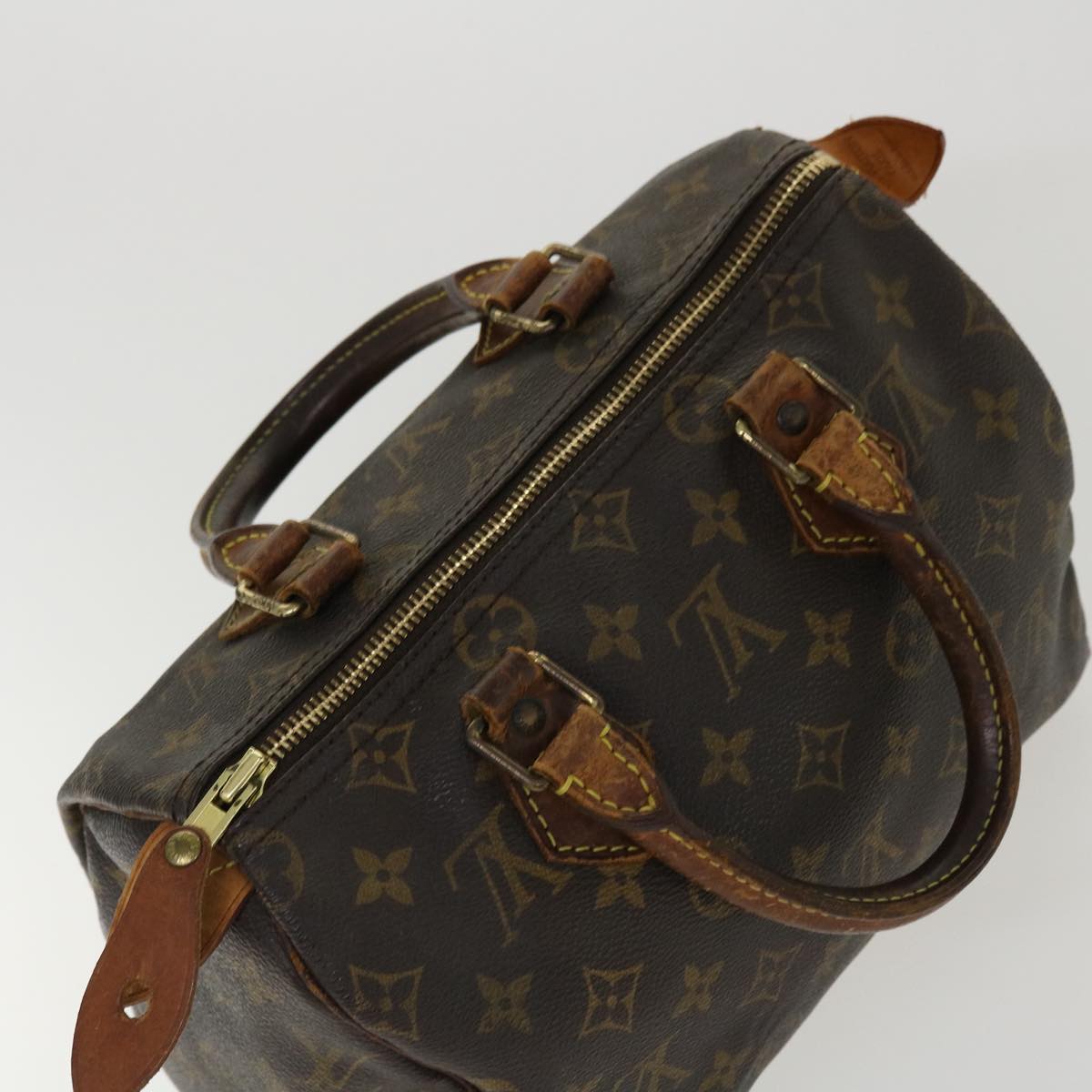 LOUIS VUITTON Monogram Speedy 25 Hand Bag M41528 LV Auth 38064