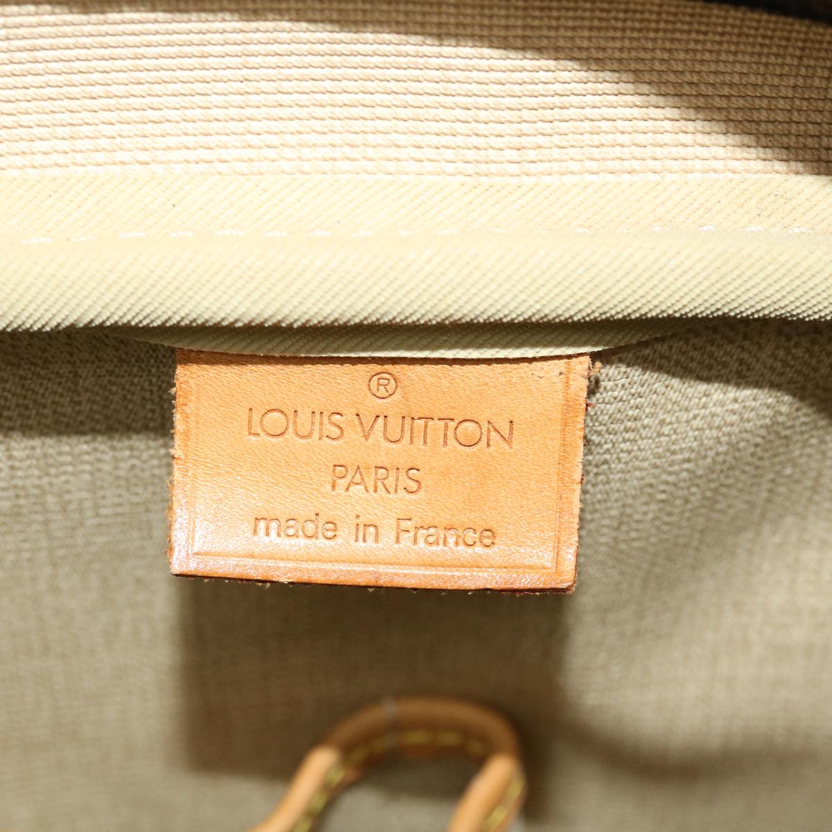 LOUIS VUITTON Monogram Deauville Hand Bag M47270 LV Auth 38072