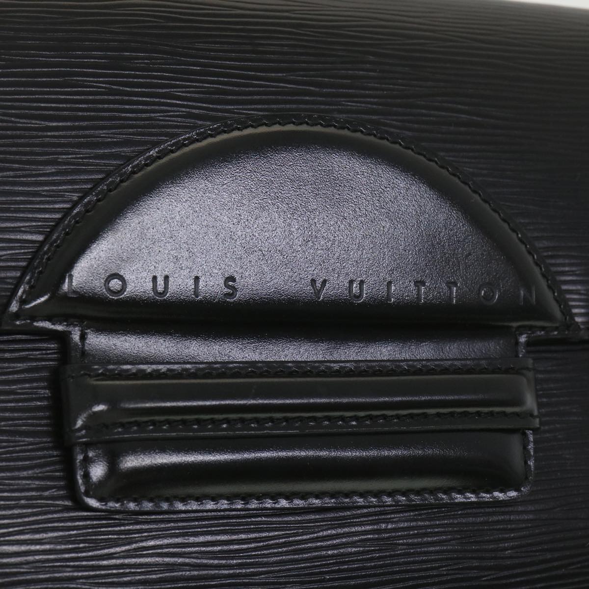 LOUIS VUITTON Epi Chaillot Clutch Bag Black M52542 LV Auth 38085