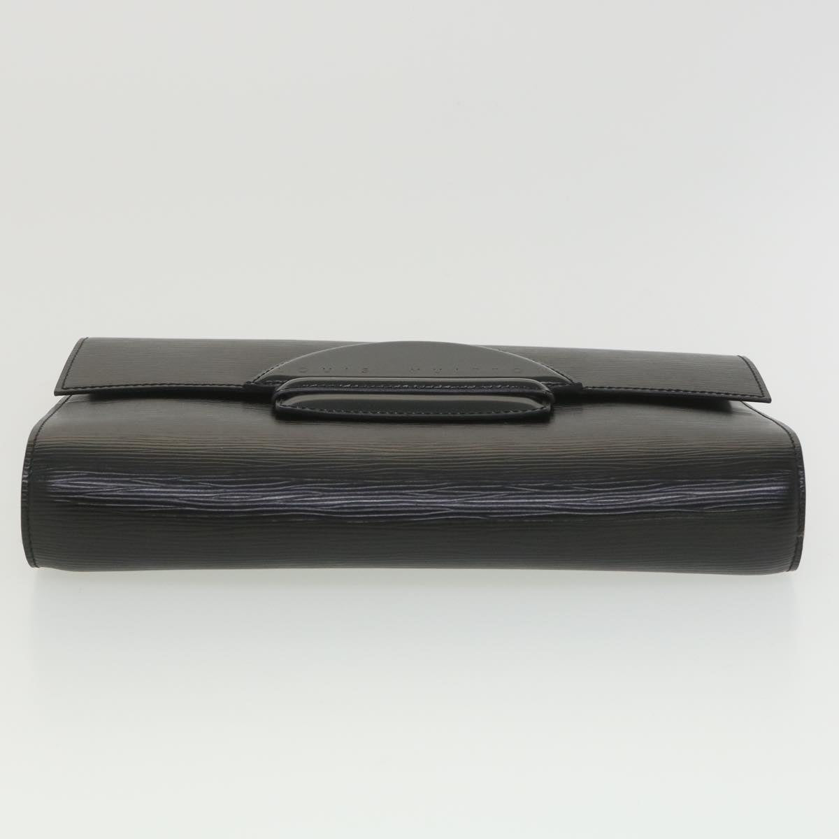 LOUIS VUITTON Epi Chaillot Clutch Bag Black M52542 LV Auth 38085