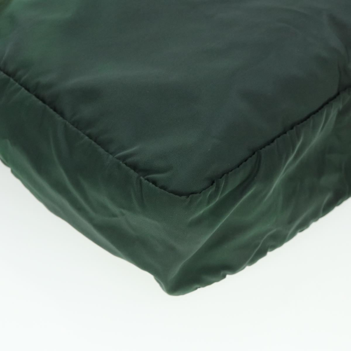 PRADA Tote Bag Nylon Green Auth 38114