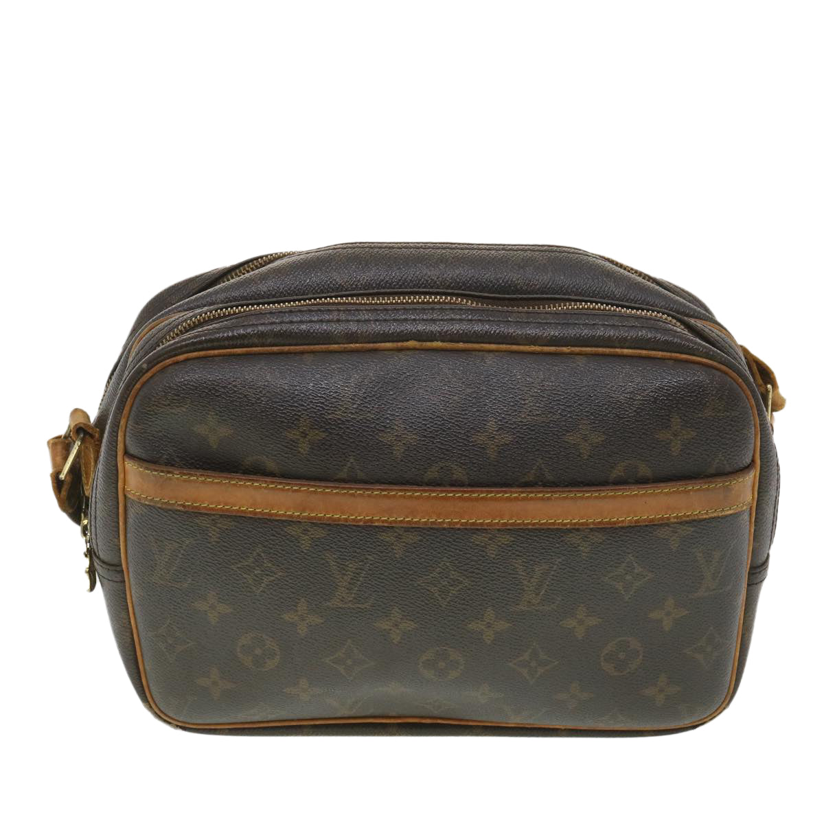 LOUIS VUITTON Monogram Reporter PM Shoulder Bag M45254 LV Auth 38124