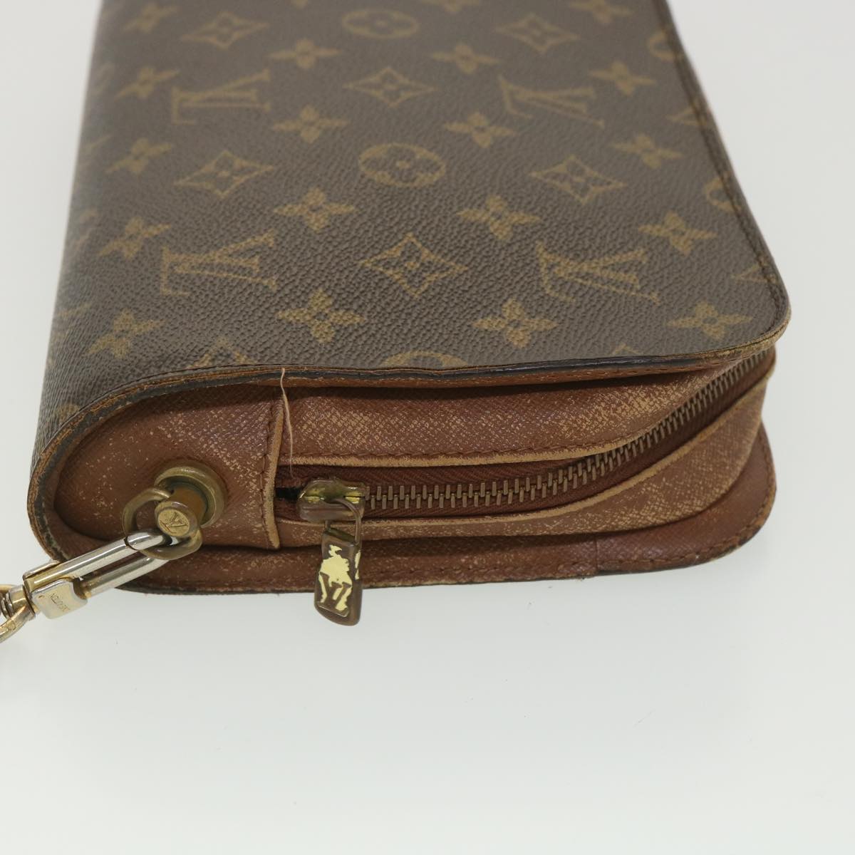 LOUIS VUITTON Monogram Orsay Clutch Bag M51790 LV Auth 38144