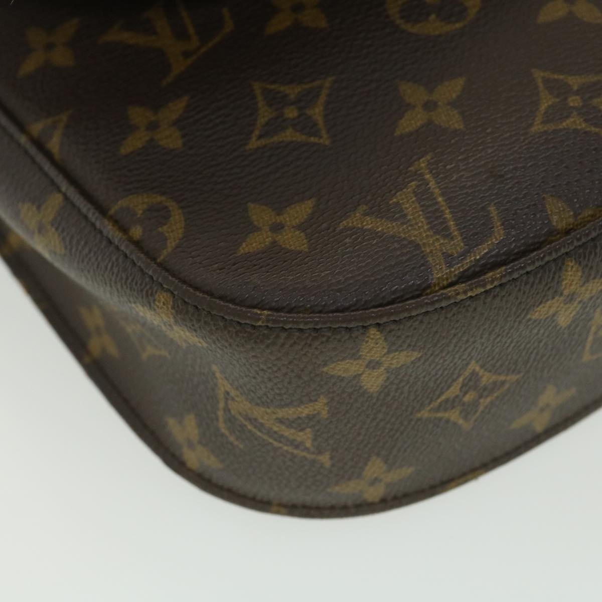 LOUIS VUITTON Monogram Saint Cloud GM Shoulder Bag M51242 LV Auth 38149