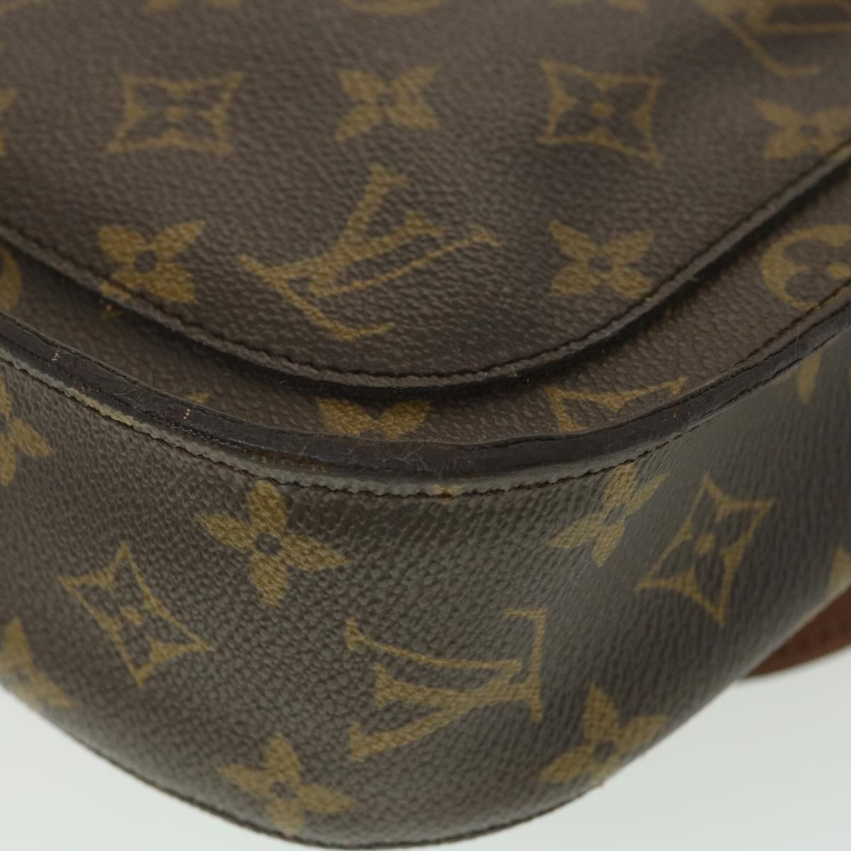 LOUIS VUITTON Monogram Saint Cloud GM Shoulder Bag M51242 LV Auth 38149