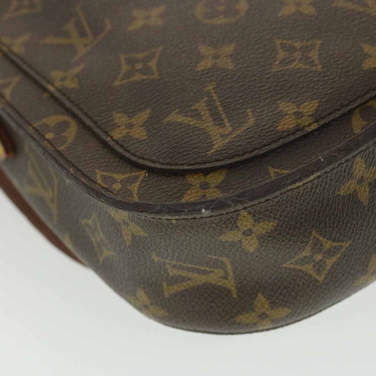 LOUIS VUITTON Monogram Saint Cloud GM Shoulder Bag M51242 LV Auth 38149