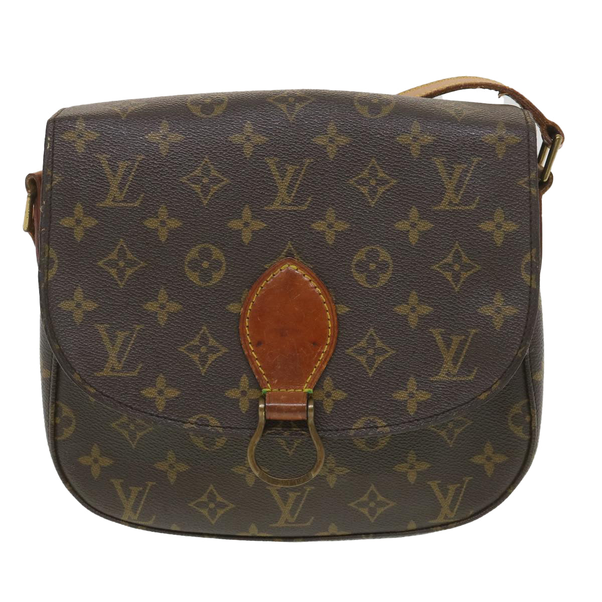 LOUIS VUITTON Monogram Saint Cloud GM Shoulder Bag M51242 LV Auth 38149