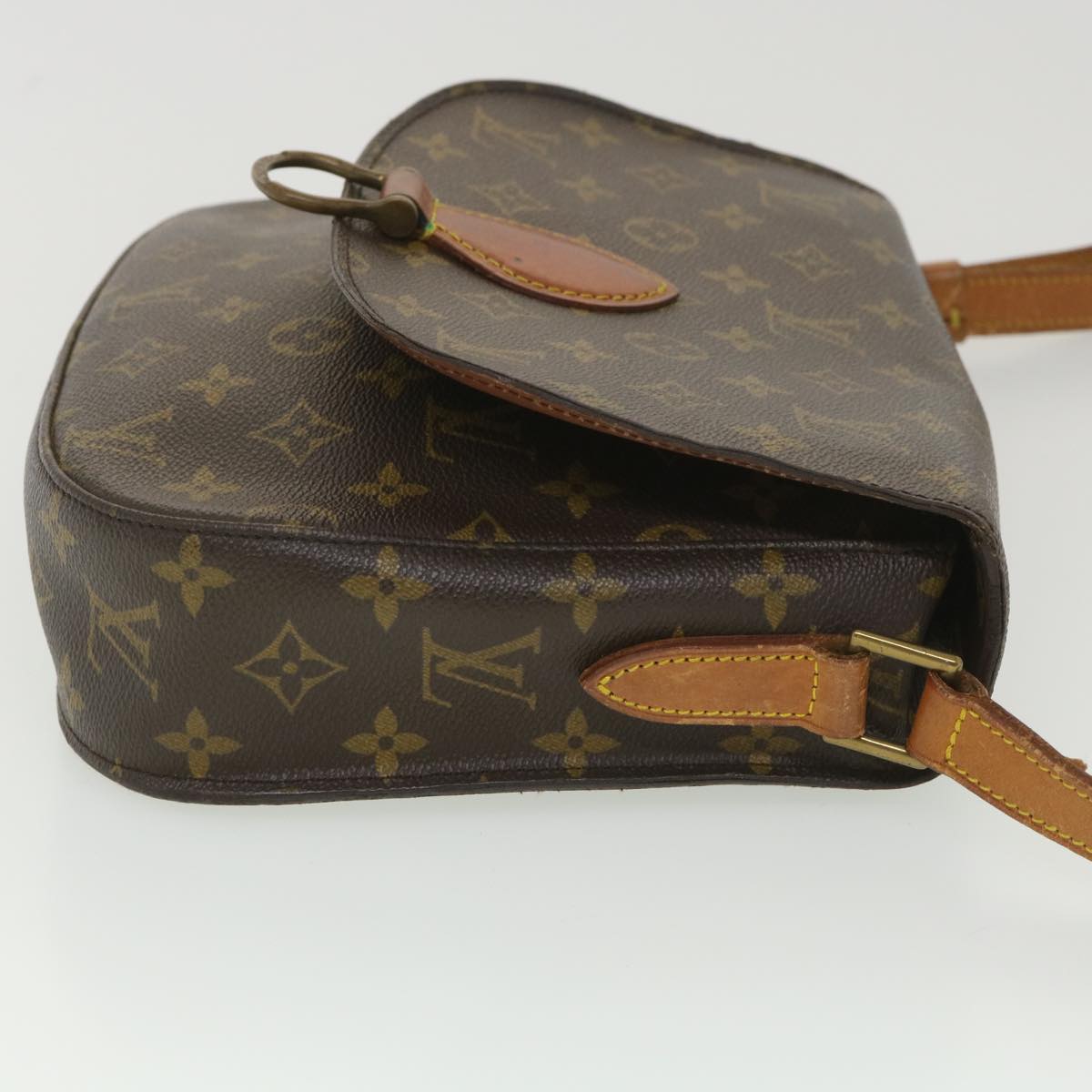 LOUIS VUITTON Monogram Saint Cloud GM Shoulder Bag M51242 LV Auth 38149