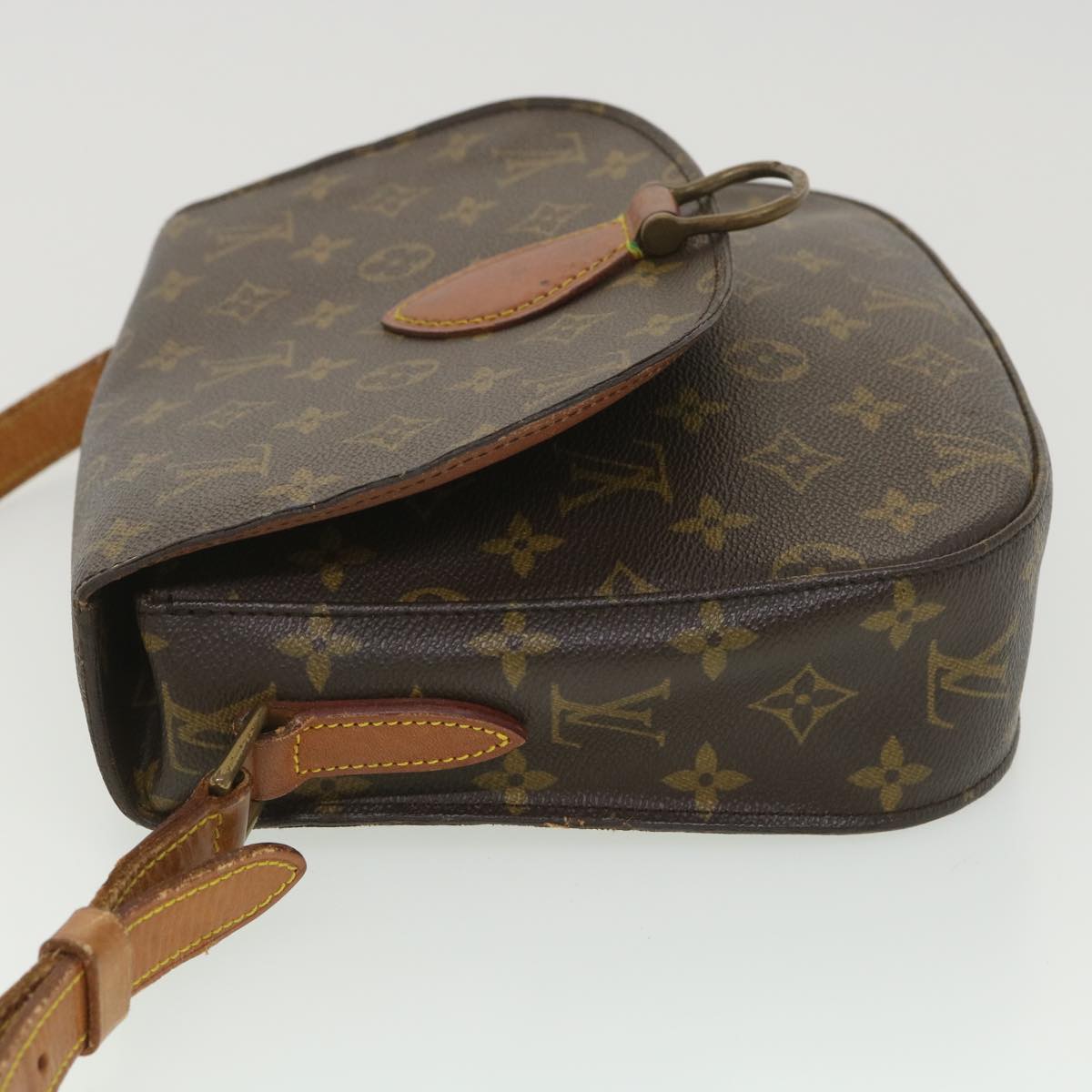 LOUIS VUITTON Monogram Saint Cloud GM Shoulder Bag M51242 LV Auth 38149