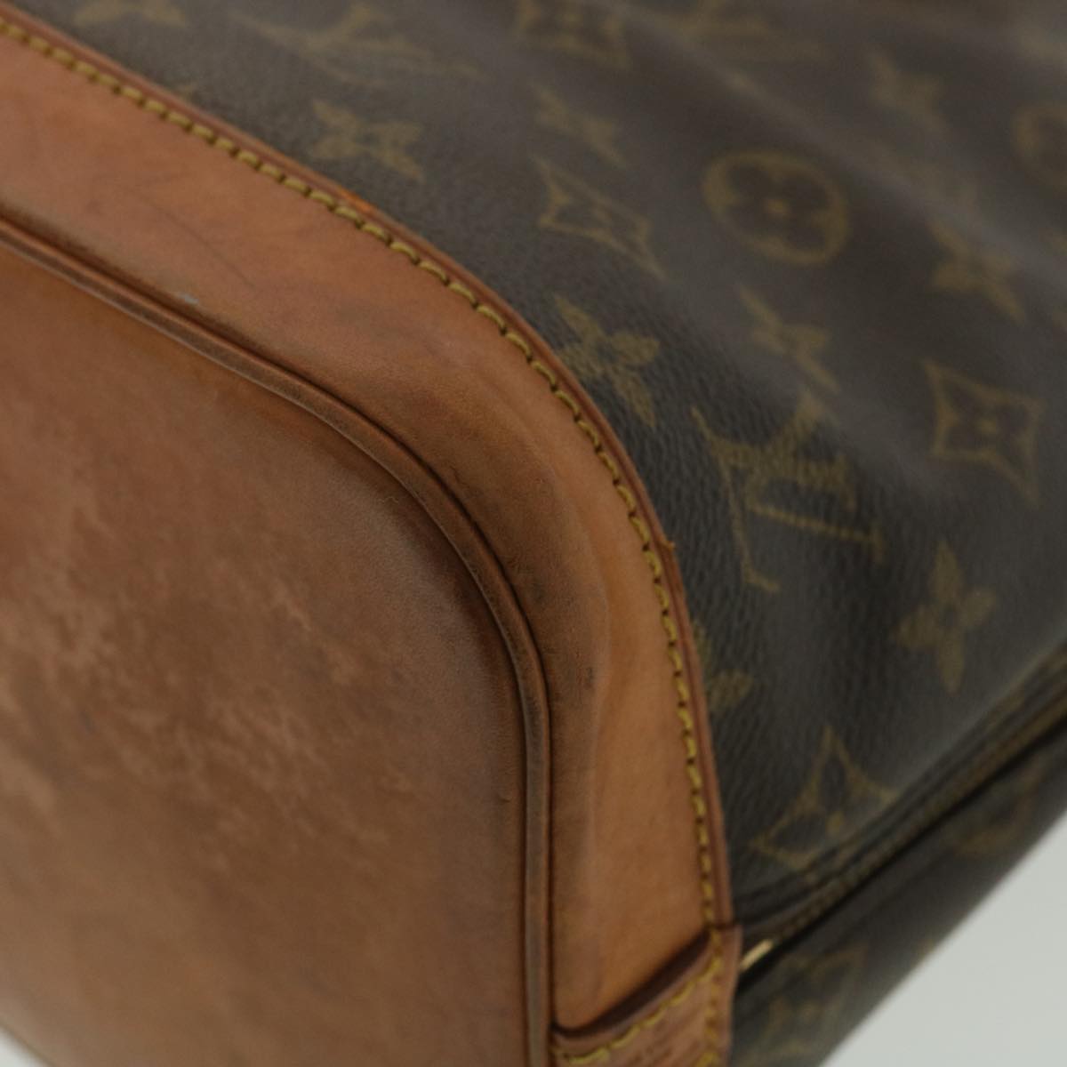 LOUIS VUITTON Monogram Alma Hand Bag M51130 LV Auth 38154