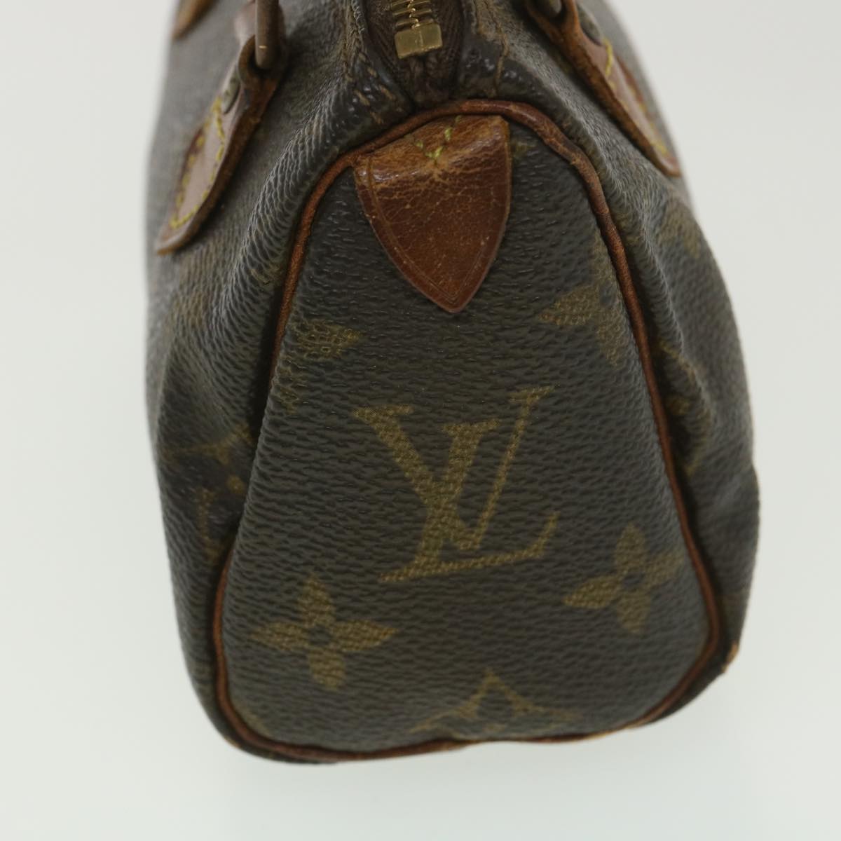 LOUIS VUITTON Monogram Mini Speedy Hand Bag M41534 LV Auth 38155