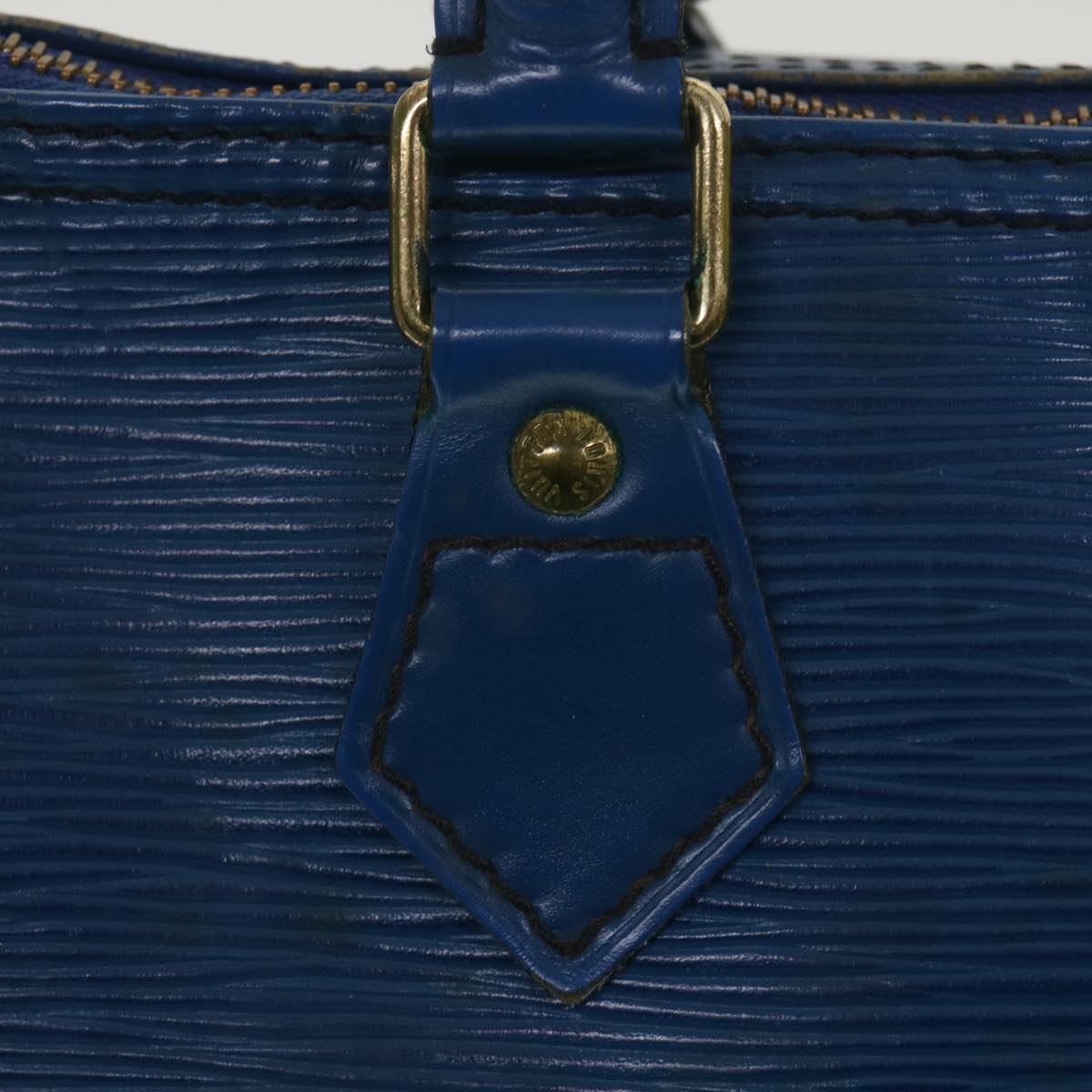 LOUIS VUITTON Epi Speedy 25 Hand Bag Blue M43015 LV Auth 38160