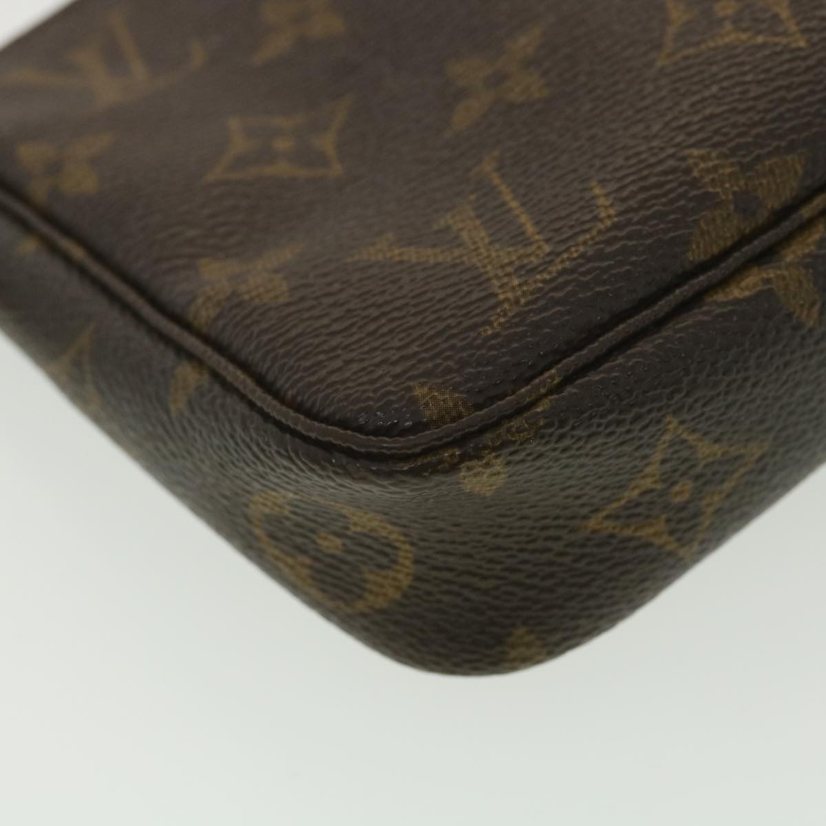 LOUIS VUITTON Monogram Pochette Accessoires Pouch M51980 LV Auth 38164