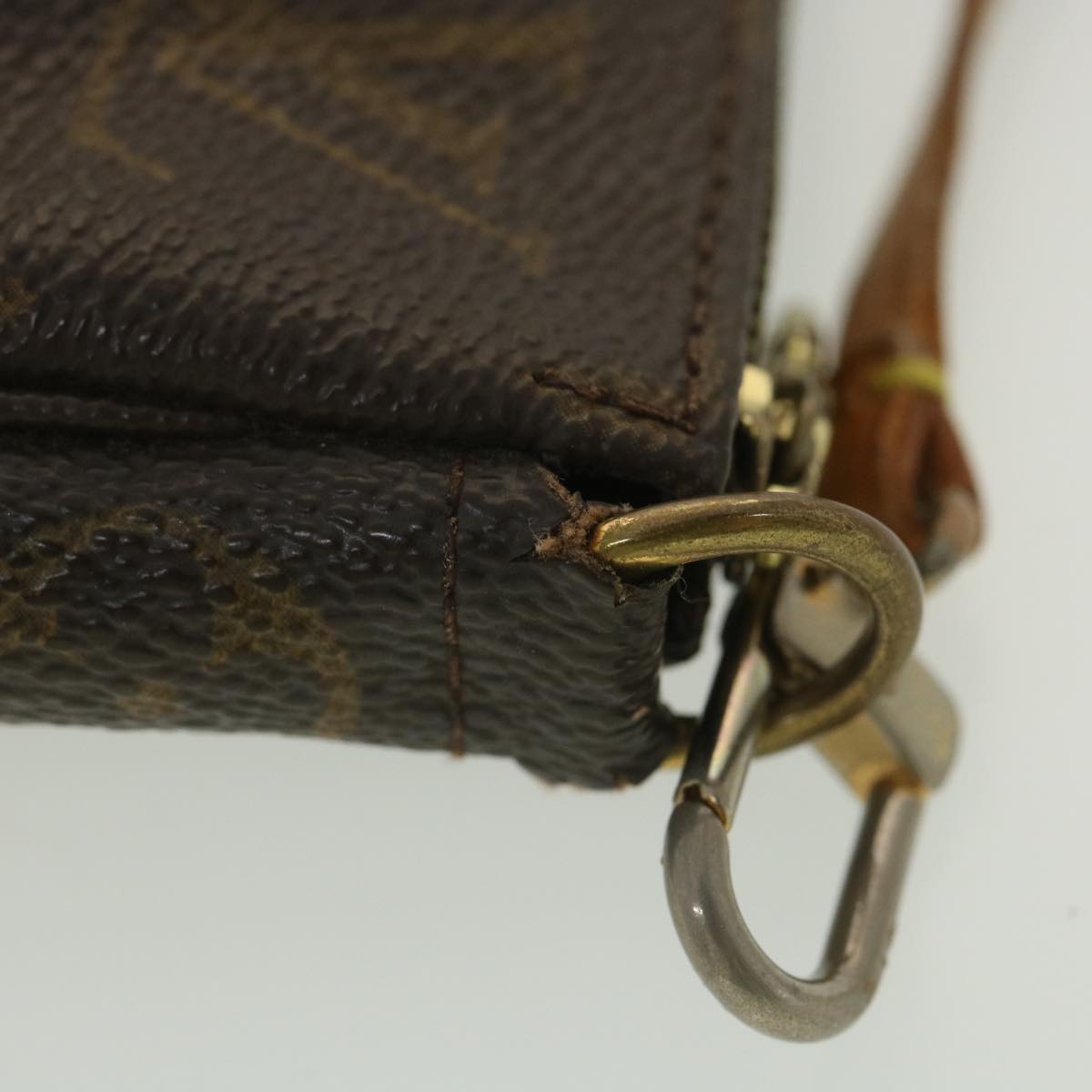 LOUIS VUITTON Monogram Pochette Accessoires Pouch M51980 LV Auth 38164