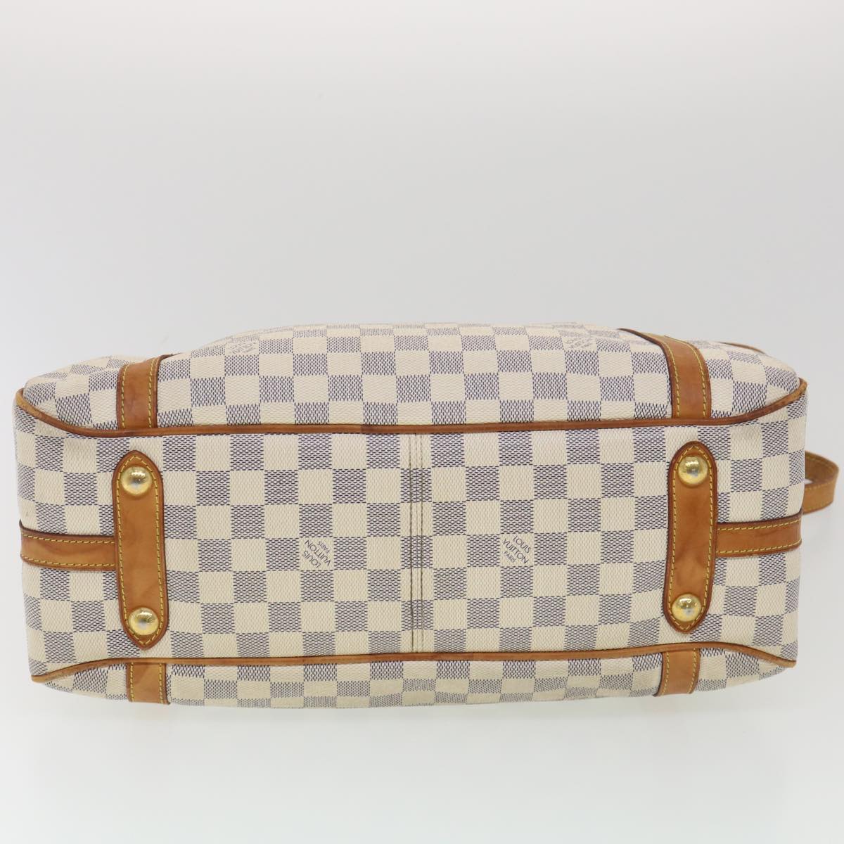 LOUIS VUITTON Damier Azur Stresa PM Tote Bag M51188 LV Auth 38192