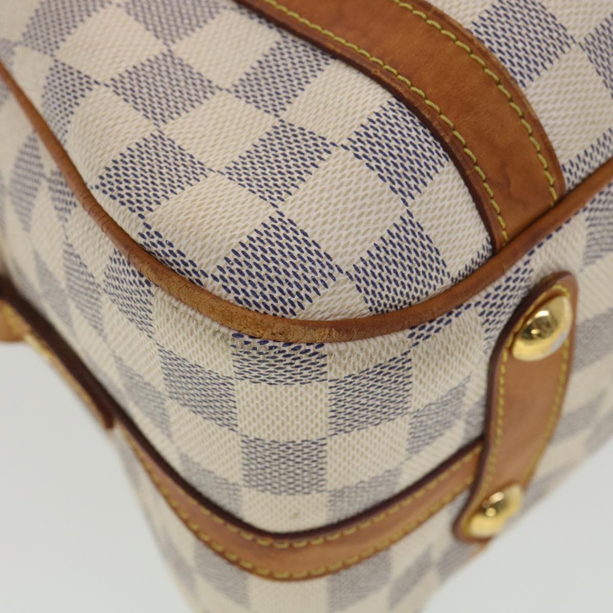 LOUIS VUITTON Damier Azur Stresa PM Tote Bag M51188 LV Auth 38192