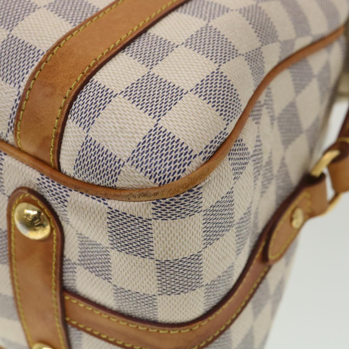 LOUIS VUITTON Damier Azur Stresa PM Tote Bag M51188 LV Auth 38192