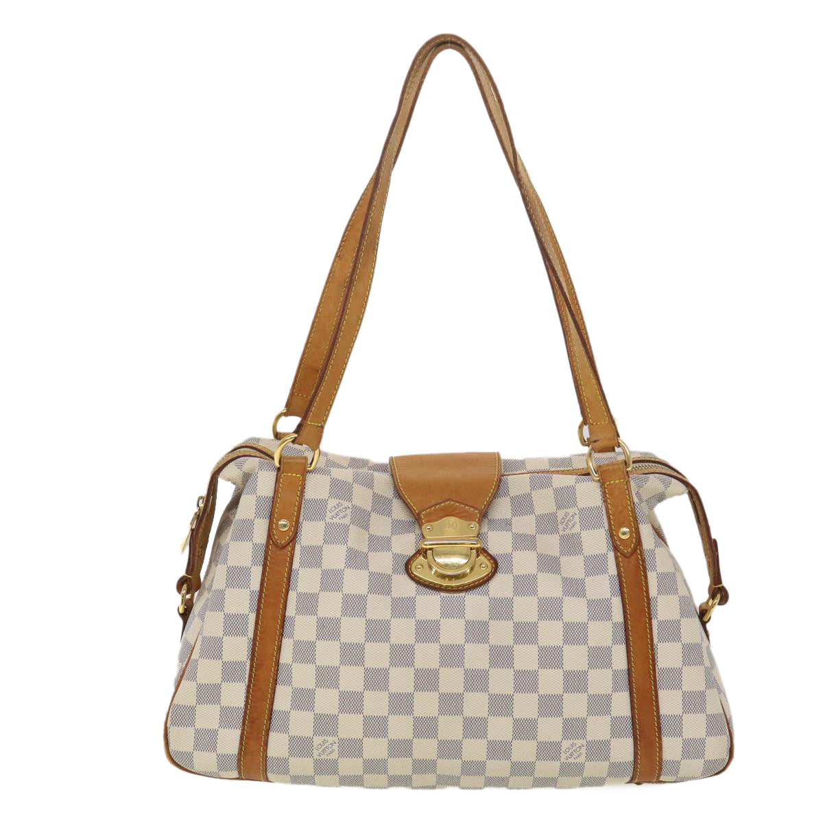 LOUIS VUITTON Damier Azur Stresa PM Tote Bag M51188 LV Auth 38192