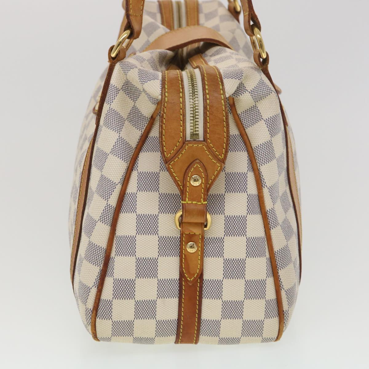 LOUIS VUITTON Damier Azur Stresa PM Tote Bag M51188 LV Auth 38192