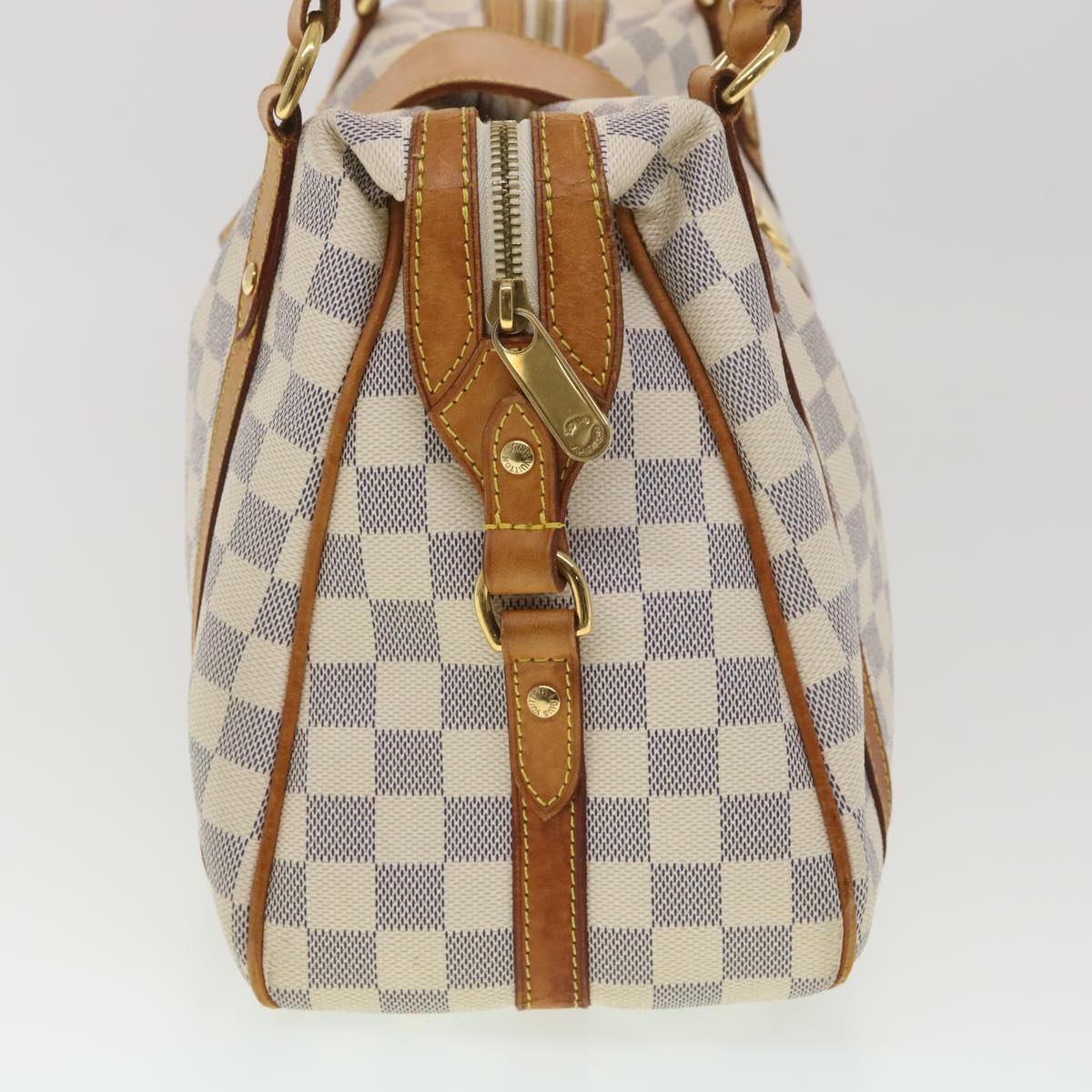 LOUIS VUITTON Damier Azur Stresa PM Tote Bag M51188 LV Auth 38192